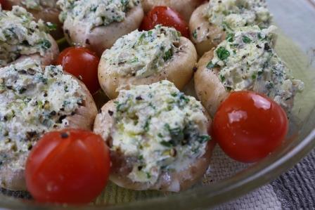 stuffed mushrooms with cream cheese